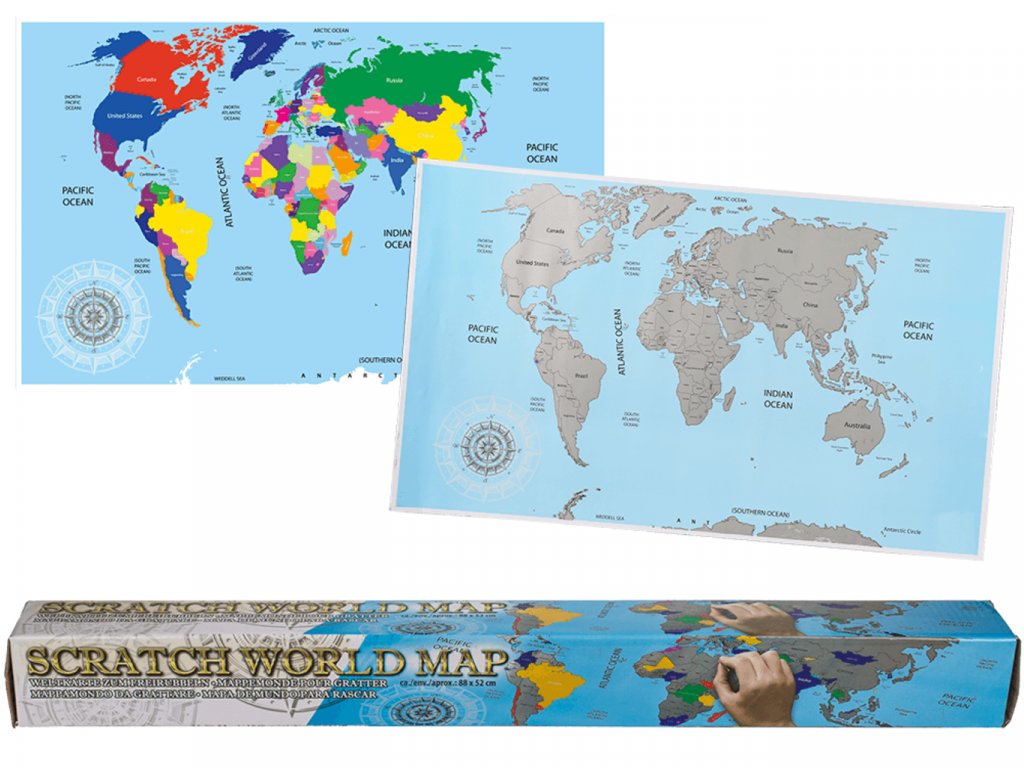 Stieracia mapa sveta