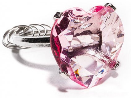 4636 2 privesek diamant srdce ruzovy 3