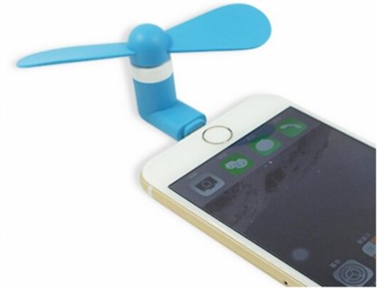 Mini ventilátor pre smartfóny s micro USB