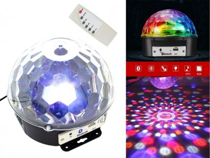 Disco LED guľa MP3 BLUETOOTH