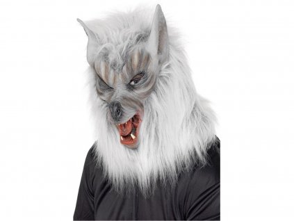 Maska vlkodlak šedá