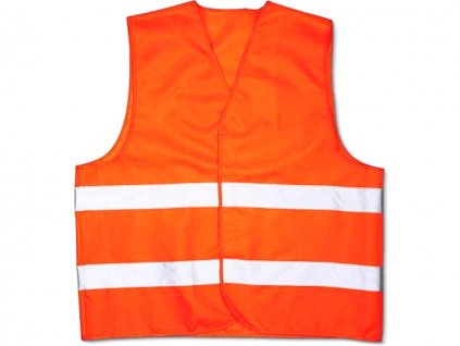 Bezpečnostní reflexní vesta - pro dospělé (Barva Oranžová, Velikost L)
