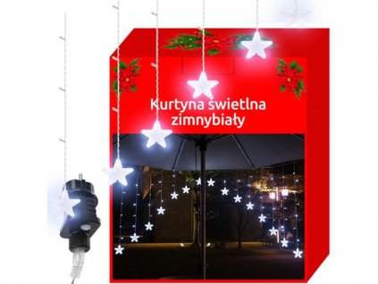 16015 1 svetelny zaves hvezdy 136 led studena bila 2