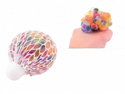 14290 1 antistresovy micek 6cm v sitce barevny