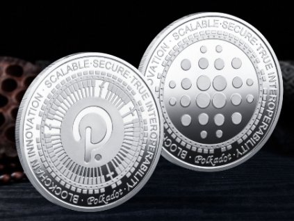 Polkadot mince (Barva Stříbrná)