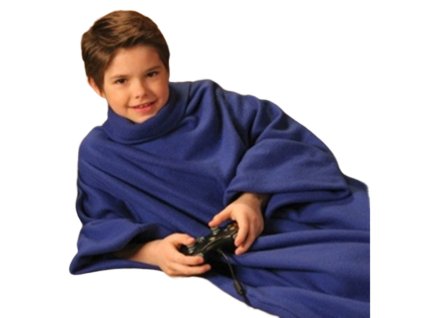 SNUGGIE Dětská Deka s rukávy Fleece (Barva Růžová)