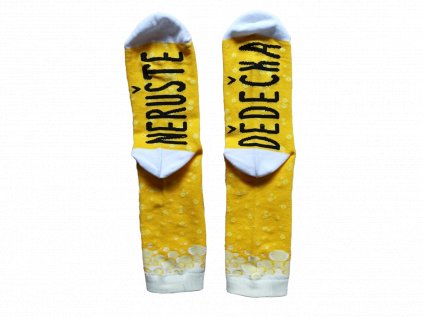 Veselé ponožky - Nerušte dědečka (Velikost 43-46)