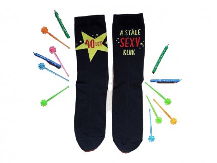 Happy Socks - 40 a stále sexy chlap
