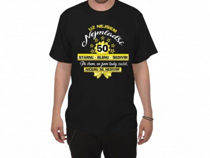 Tričko - Už nejsem nejmladší 50 let (Barva Zelená, Velikost XXXL)