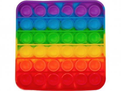 Pop It Fidget Toy Rainbow - antistresová hračka