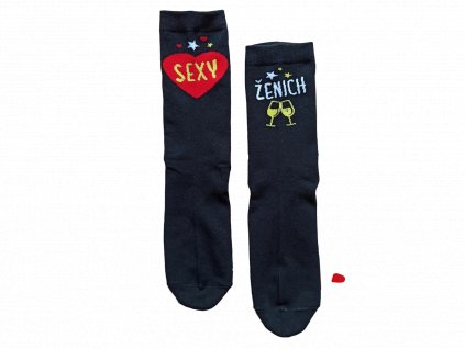 Veselé ponožky - Sexy ženich (Velikost 39-42)