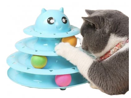 Interaktívna hračka pre mačky - veža
