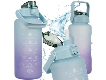Flaša na sledovanie pitného režimu - 2000ml