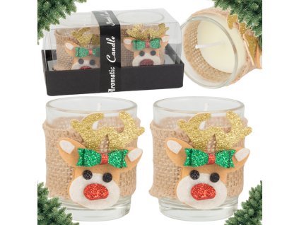 17730 vanocni dekorace svicky sob 2 ks 26231