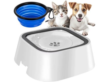 18105 7 miska na vodu pro psy 15 l bila cestovni miska 8