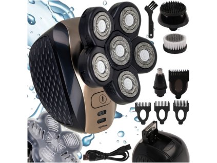 18342 4 rotacni holici strojek a zastrihovac 7 v 1 cerny 5