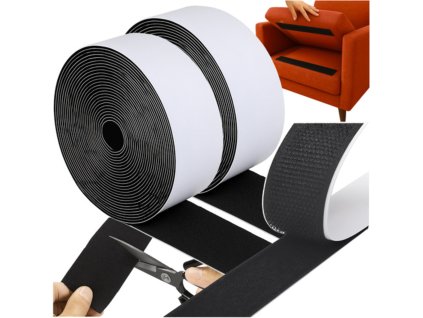 Samolepicí páska na suchý zip 5mx2,5cm (Barva Bílá)