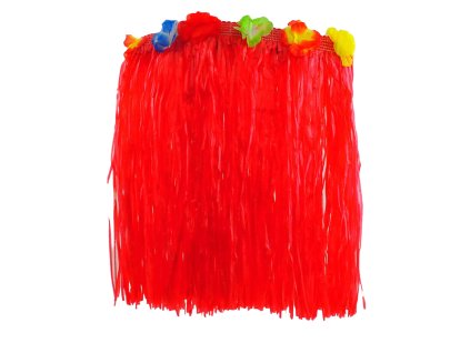 Havajská sukně (Barva Červená)