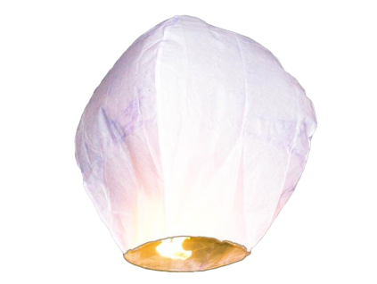 Lampion přání (Farba Biela)