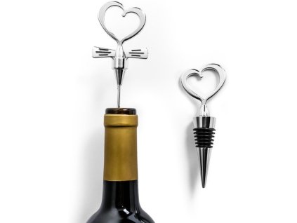 Zamilovaný set na víno (Barva Bílá)