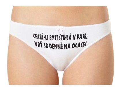 Nohavičky tangá - ak chceš byť štíhla ...