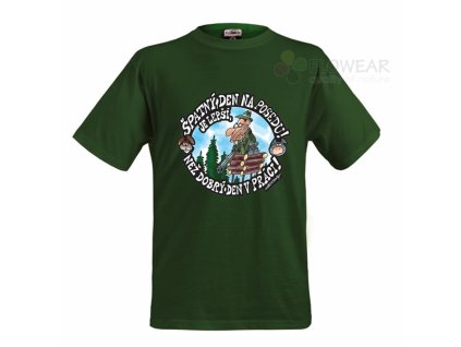 Tričko - Špatný den na posedu (Barva Bílá, Velikost XXXL)