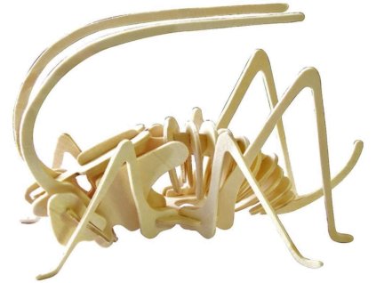 3D drevené puzzle Had