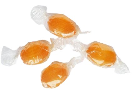 Štipľavý cukrík (oranžový)