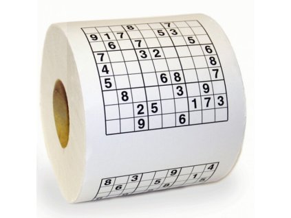 Toaletný papier so sudoku