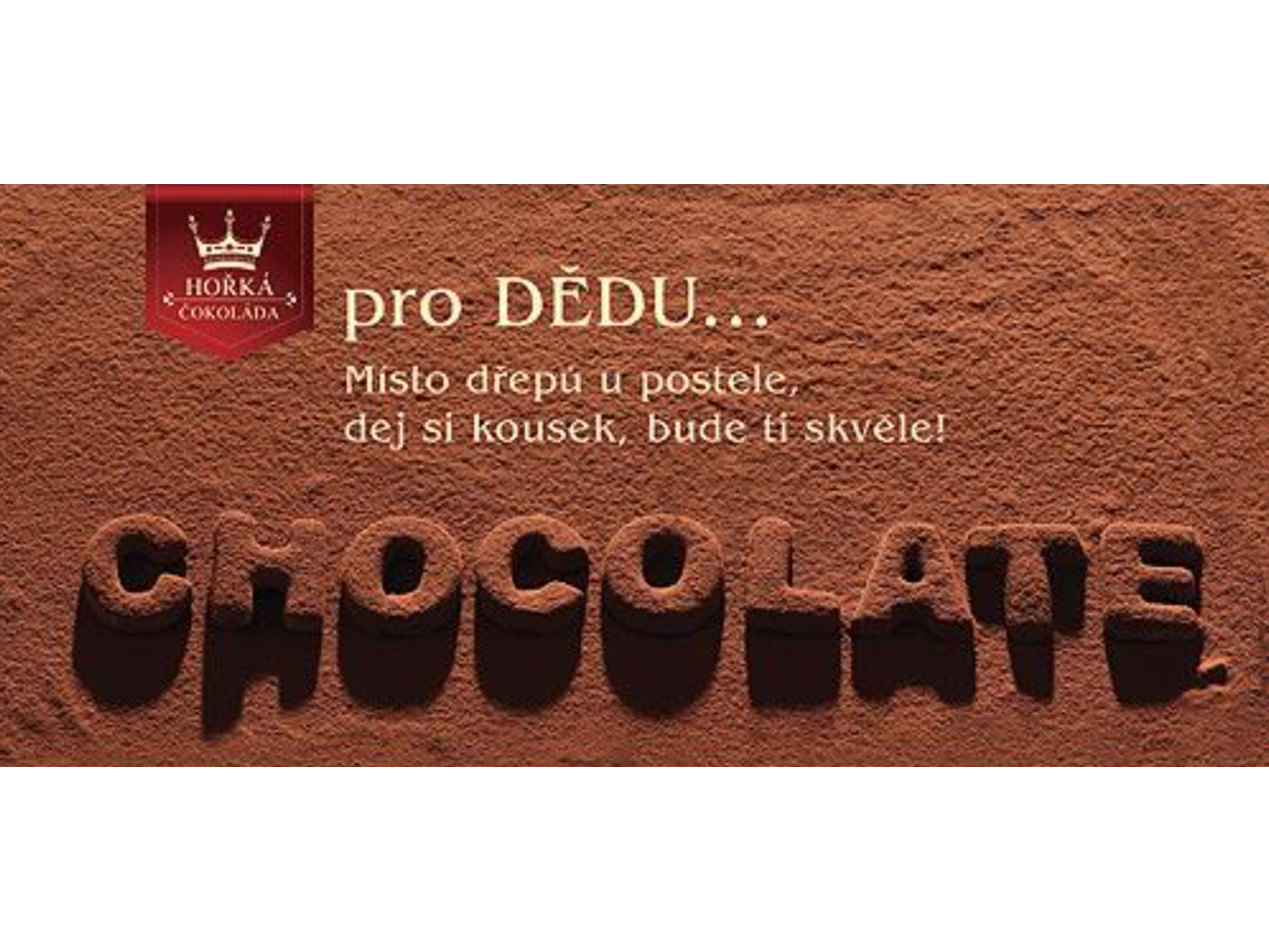 Darčeková horká čokoláda 100 g - Dedkovi