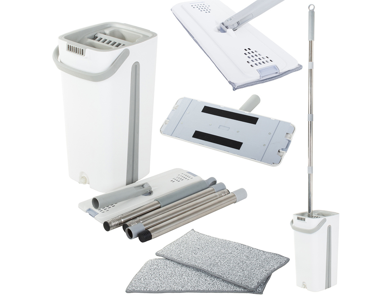 Mop dvojkomorový HQ - šedý