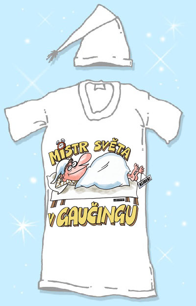 Nočná košeľa - Majster sveta v gaučingu Veľkosť: XXXL