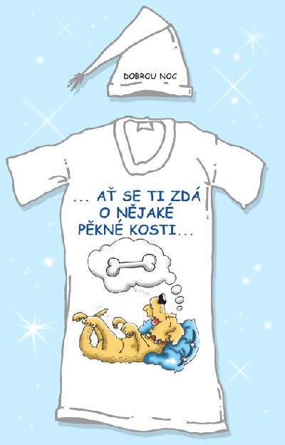 Nočná košeľa - Nech sa ti sníva o nejakej peknej... Veľkosť: M