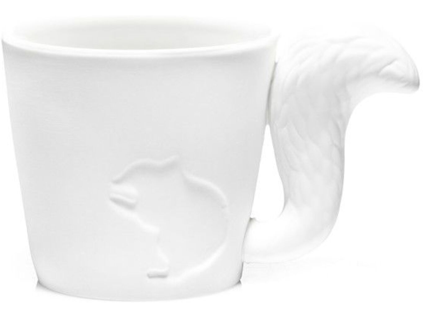 Porcelánový hrnček s chvostíkom - veverička