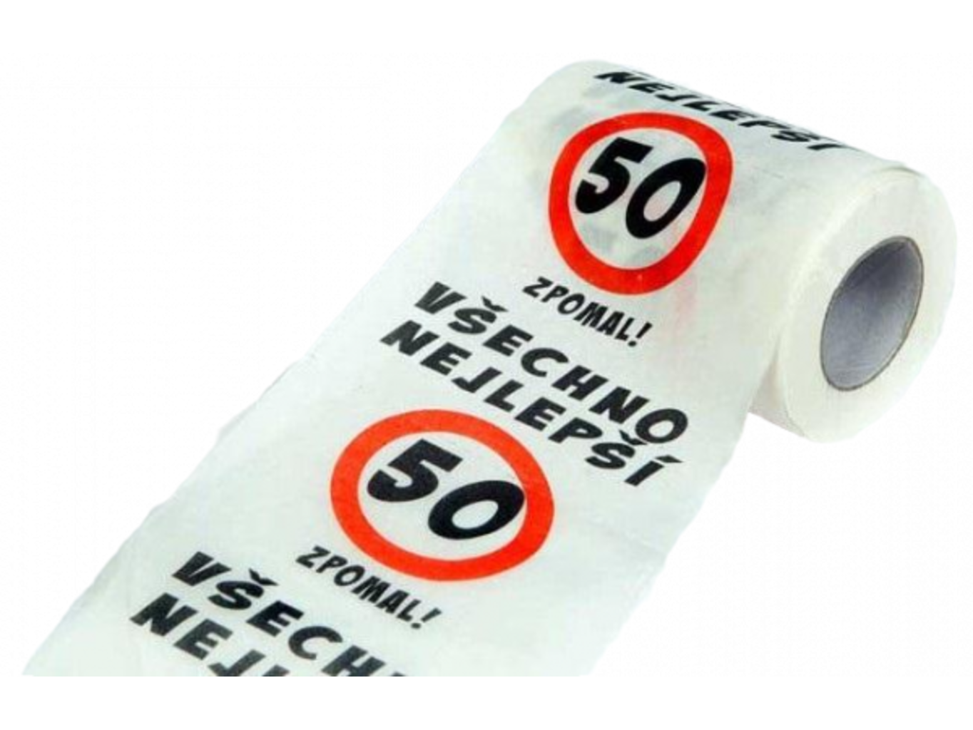 Toaletný papier - Všetko najlepšie 50
