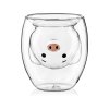 Sklenice s dvojitým sklem zvířátko (Zvířátka Kočka)