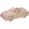 3D drevené puzzle auto