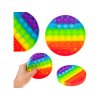 Pop It Fidget Toy Rainbow - antistresová hračka (variant Čtverec)
