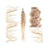 Syntetické vlasy pro tkaní 60cm (Farba Blond)