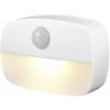 LED Nočné svetlo s pohybovým senzorom - Biele