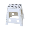 Protiskluzová skládací stolička 39cm (Barva Bílá)