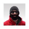 Beardo čepice s vousy (Farba Sivo-čierna)
