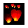 Lampion přání - Srdíčka (Barva Bílá)