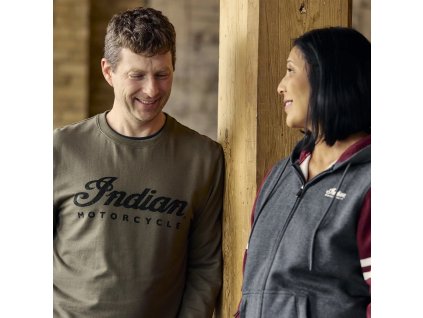 Tričko Loopback Script Long (Veľkosť L)