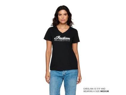 Dámske tričko Essential Script Logo (Veľkosť L)