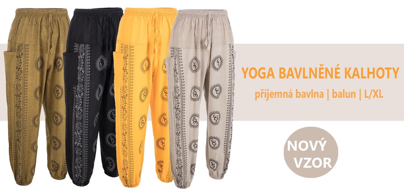 yoga KALHOTY Z BAVLNY