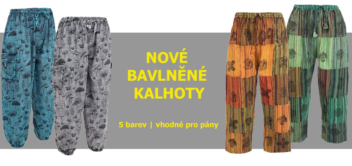 Kalhoty z bavlny Indie