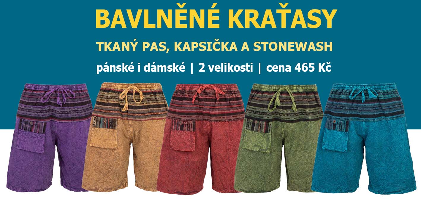 Krátké kalhoty z indie