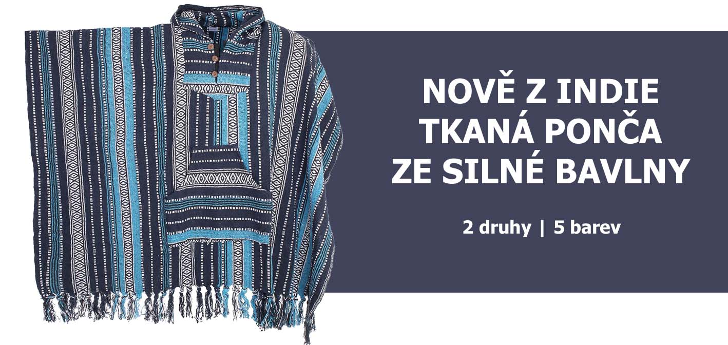Pončo z bavlny