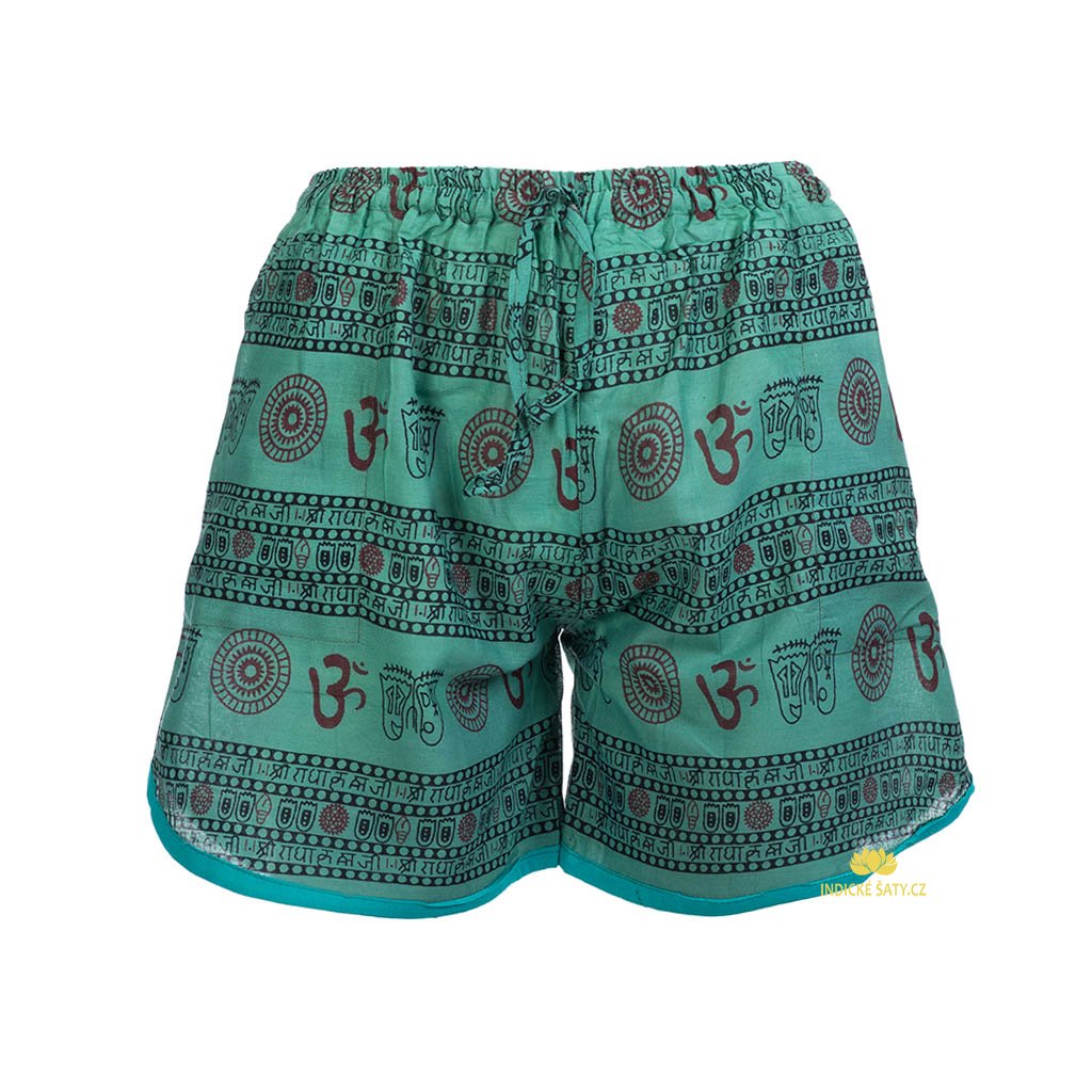 Mantrové krátké kraťásky zelené